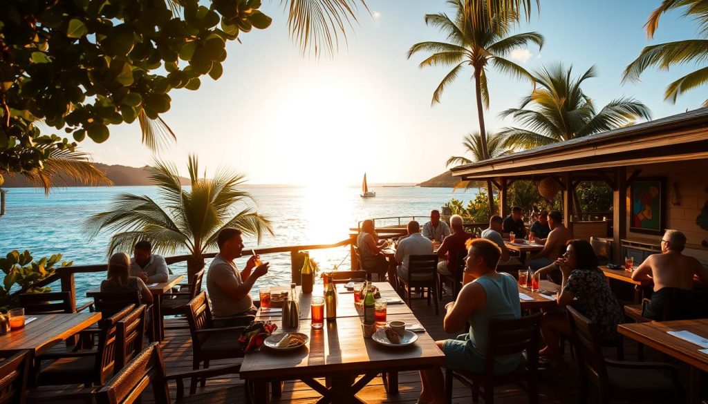 Jost Van Dyke dining experiences Jost Van Dyke dining experiences
