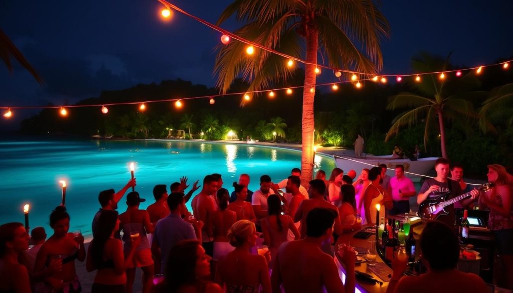 Jost Van Dyke party scene Jost Van Dyke party scene