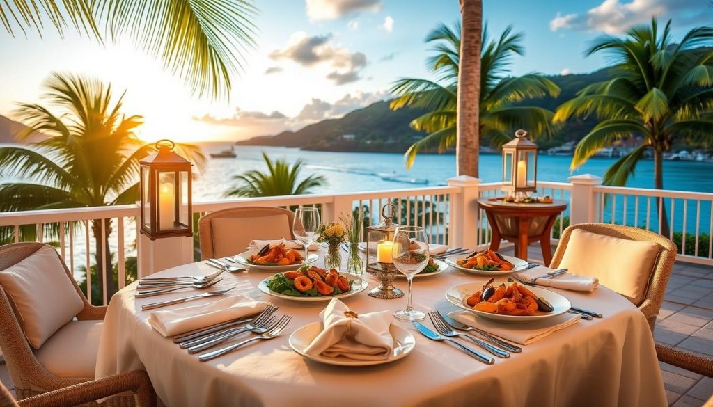 Peter Island dining options Peter Island dining options