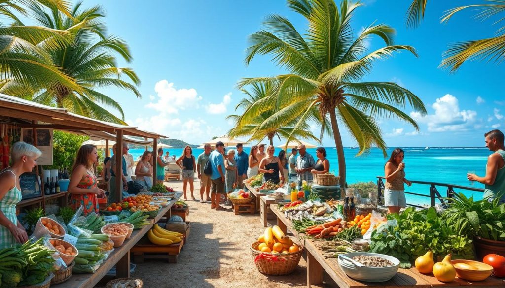 Peter Island food choices Peter Island food choices