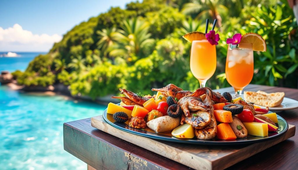 Peter Island food choices Peter Island food choices