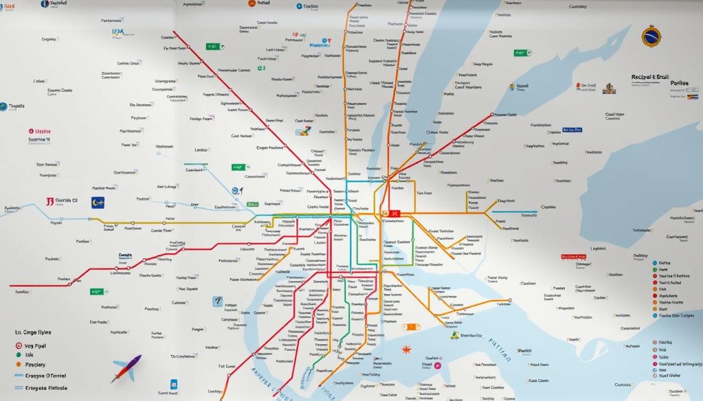 Recife transportation map Recife transportation map