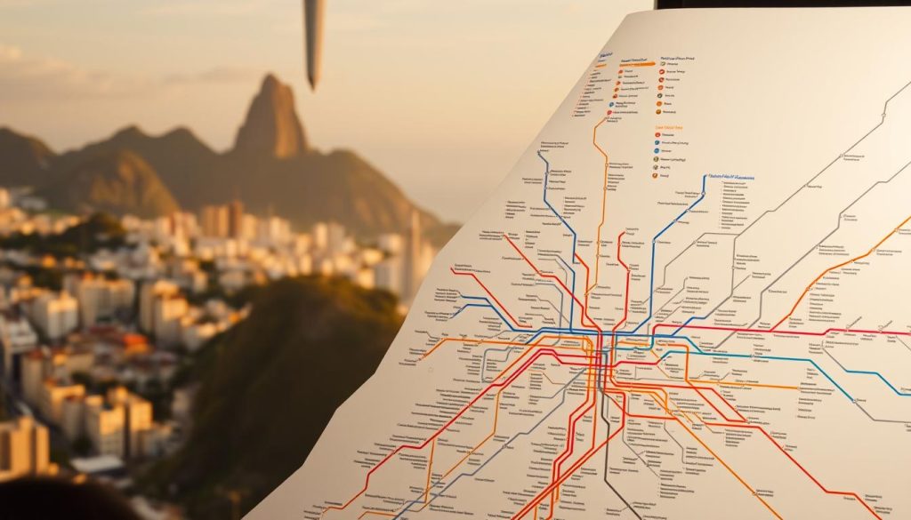 Rio de Janeiro metro map Rio de Janeiro metro map