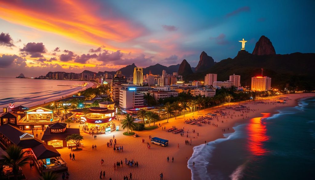 Rio de Janeiro nightlife map Rio de Janeiro nightlife map