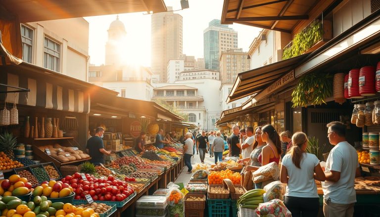 São Paulo food markets