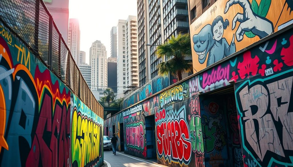 São Paulo graffiti scene São Paulo graffiti scene