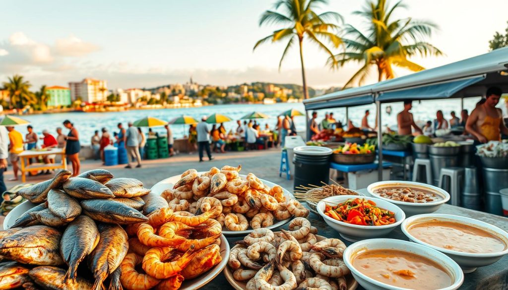 Seafood dishes in Recife Seafood dishes in Recife