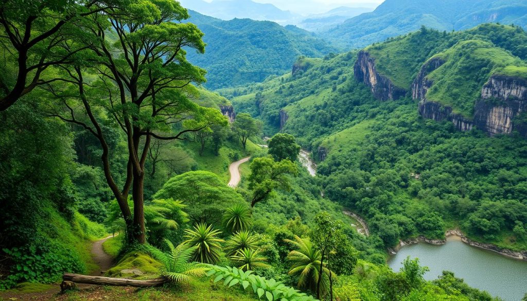 Serra da Cantareira landscape Serra da Cantareira landscape