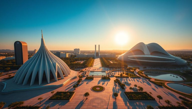 What is the history behind Brasília's futuristic design?