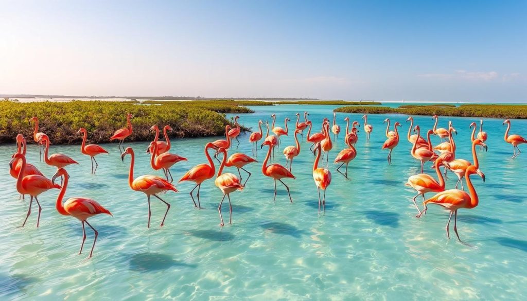 flamingos in anegada flamingos in anegada