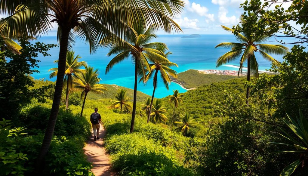 hiking trails on Jost Van Dyke hiking trails on Jost Van Dyke