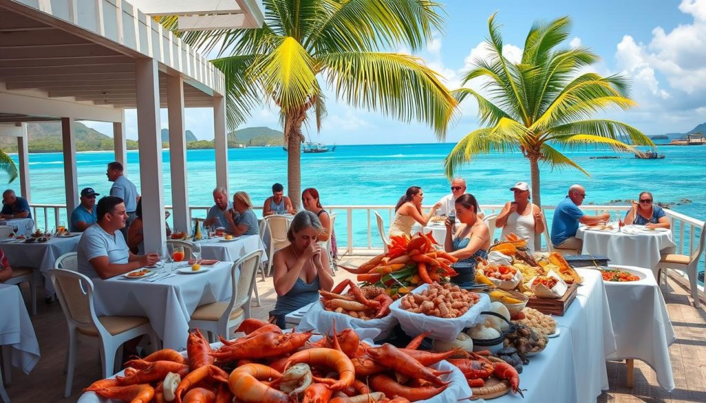 jost van dyke seafood eateries jost van dyke seafood eateries