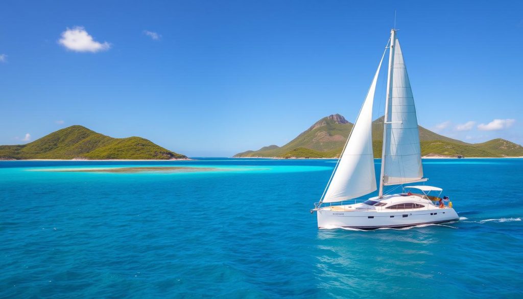 sailing around Peter Island sailing around Peter Island