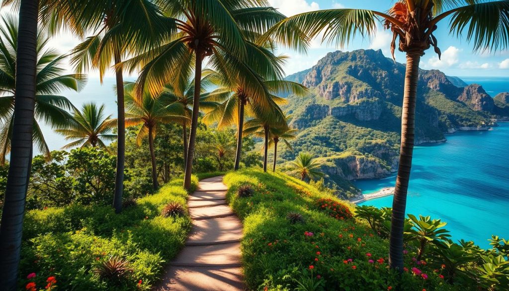 trails for nature lovers on Jost Van Dyke trails for nature lovers on Jost Van Dyke