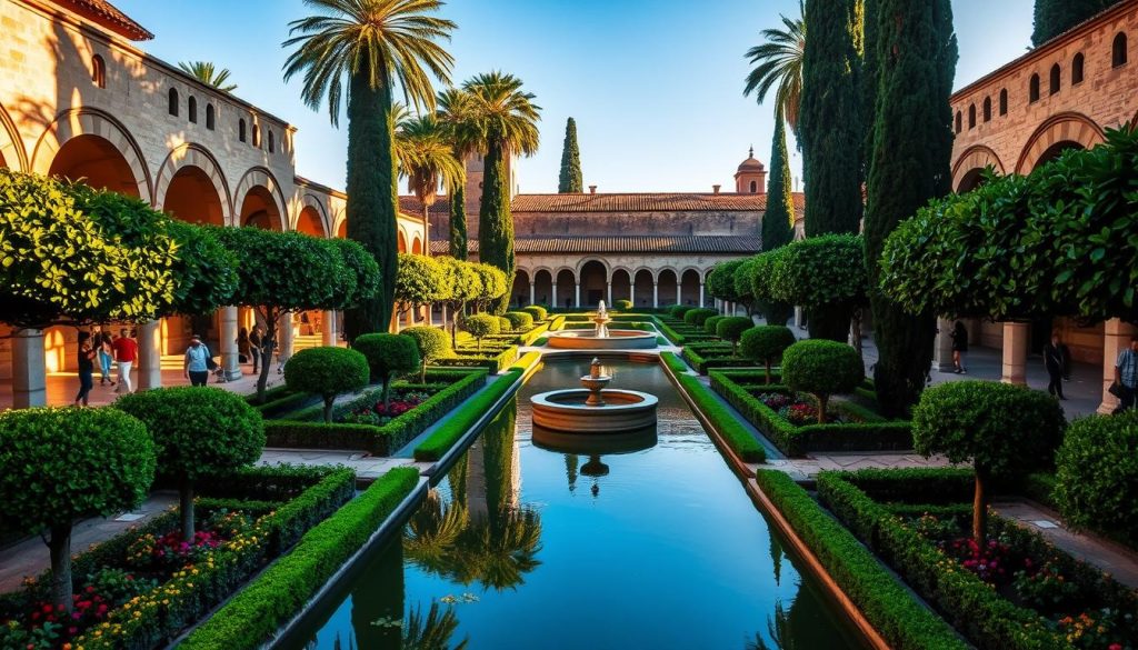 Alcázar de los Reyes Cristianos gardens Alcázar de los Reyes Cristianos gardens