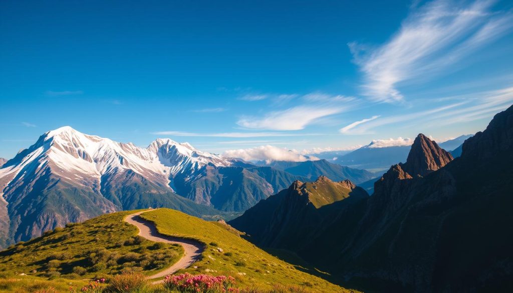Andes Mountains landscape Andes Mountains landscape