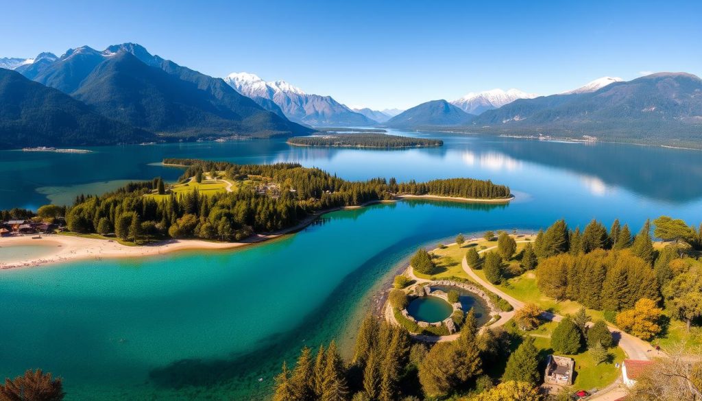 Bariloche lakes swimming Bariloche lakes swimming