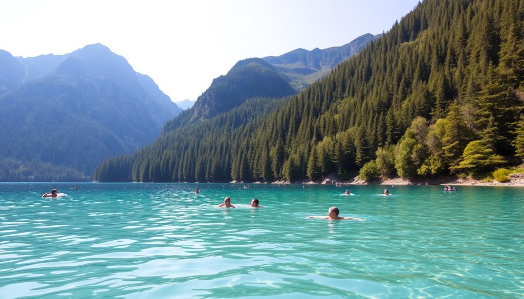 Bariloche lakes swimming Bariloche lakes swimming