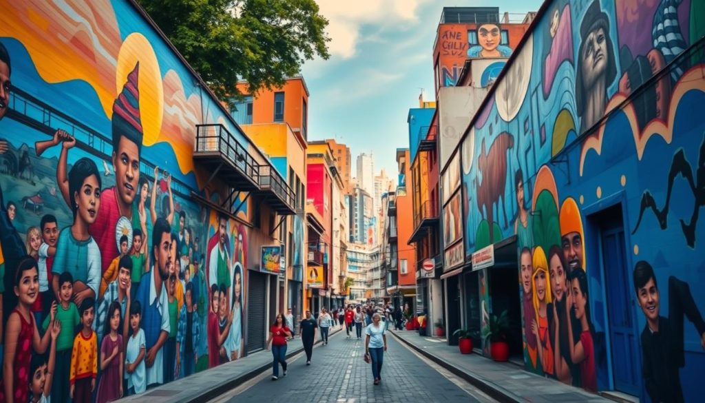 Barrio Echesortu murals Barrio Echesortu murals