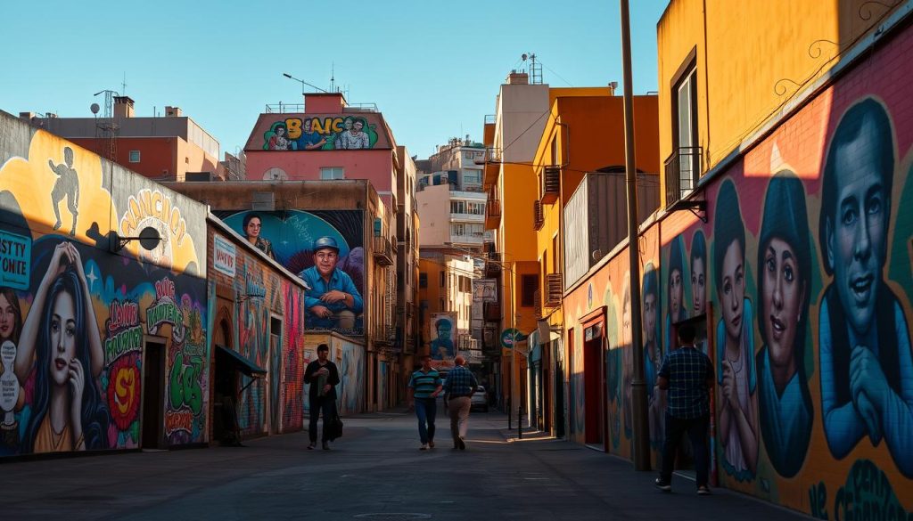 Barrio Echesortu murals Barrio Echesortu murals