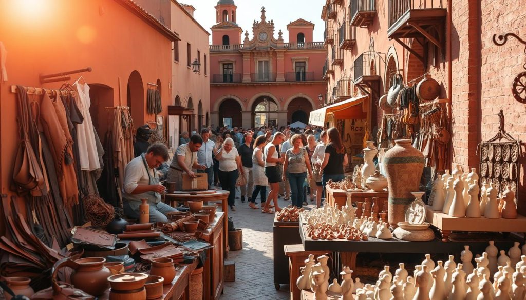 Barrio Güemes artisan scene Barrio Güemes artisan scene