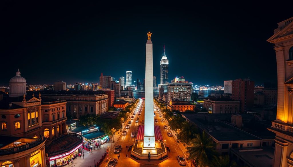 Buenos Aires at night Buenos Aires at night