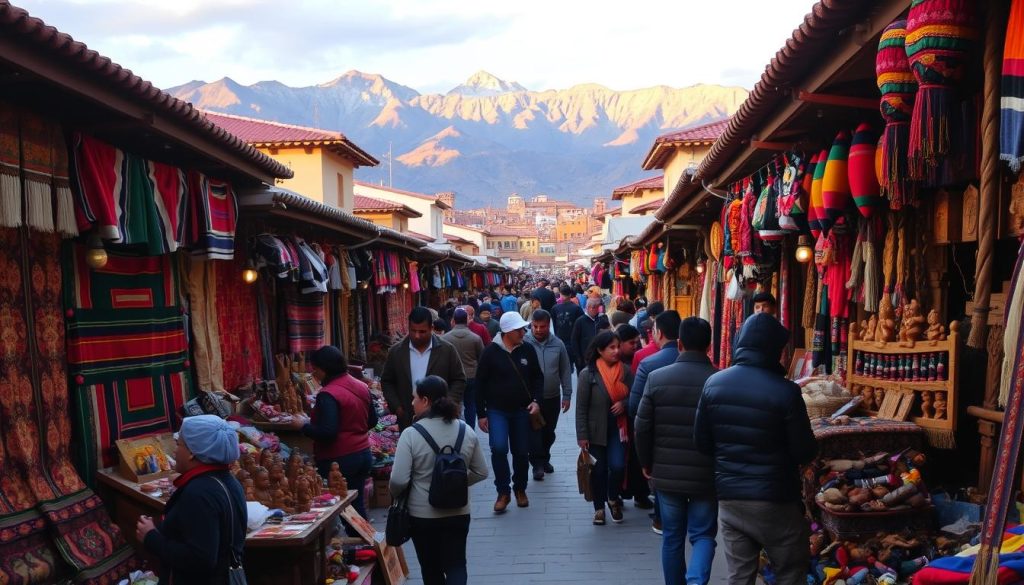 Cusco market shopping Cusco market shopping