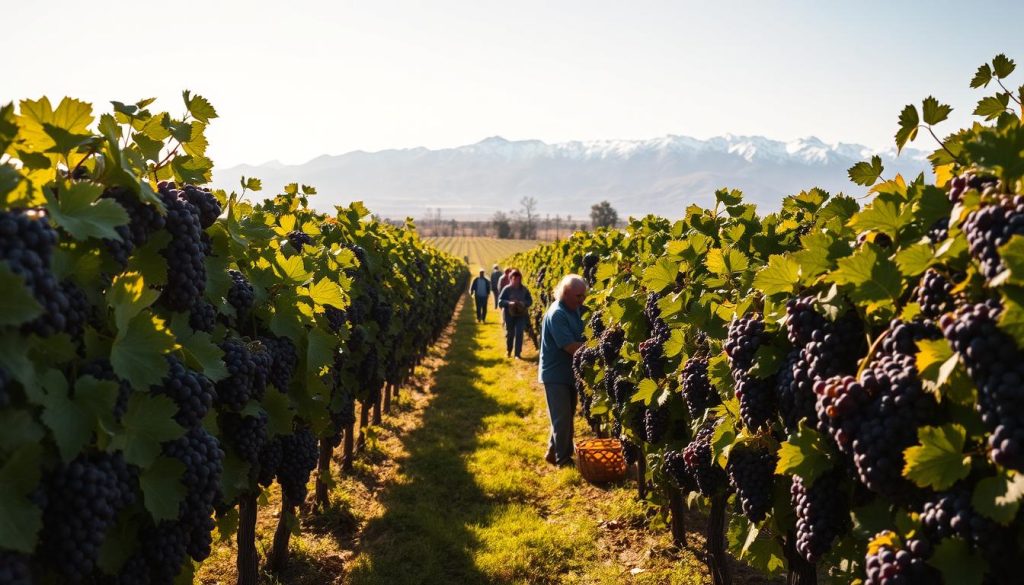 Grape picking season Mendoza Grape picking season Mendoza