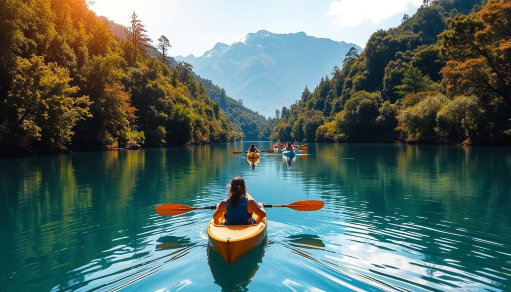 Guided Bosque de Arrayanes kayaking trips Guided Bosque de Arrayanes kayaking trips
