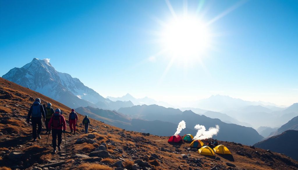 High altitude acclimatization strategies High altitude acclimatization strategies