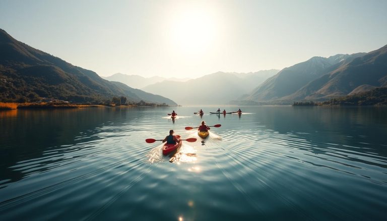 Kayaking or paddleboarding on Potrerillos Lake
