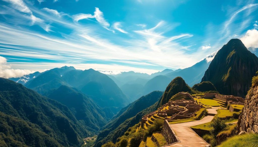 Machu Picchu landscape Machu Picchu landscape