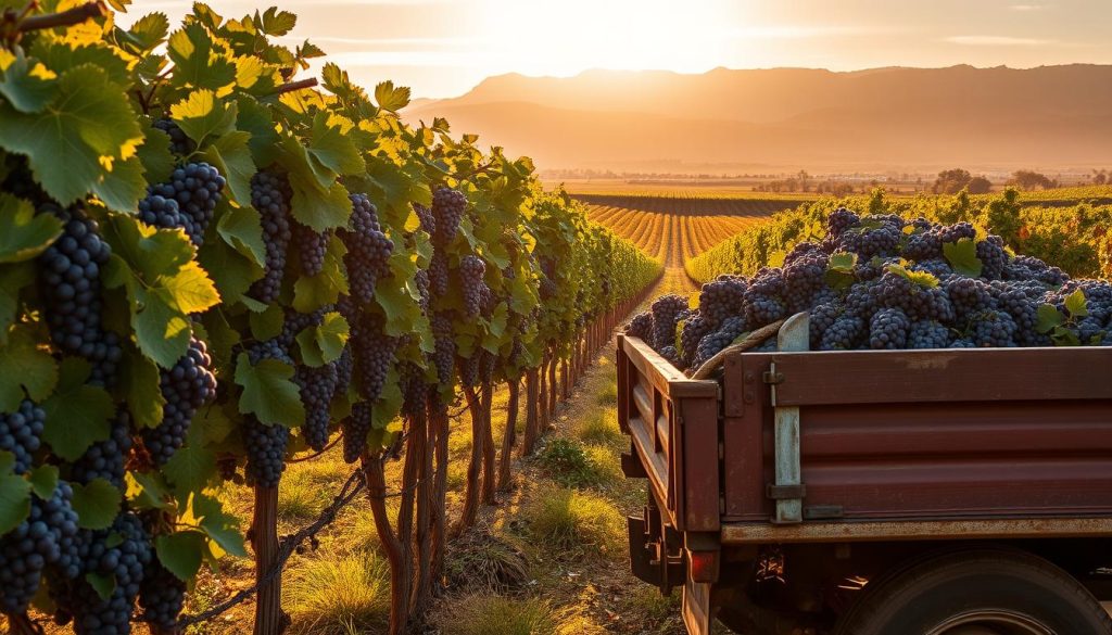 Malbec harvest season in Mendoza Malbec harvest season in Mendoza