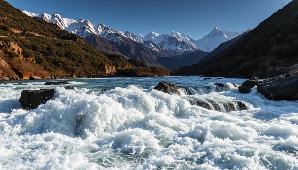 Mendoza River rapids Mendoza River rapids