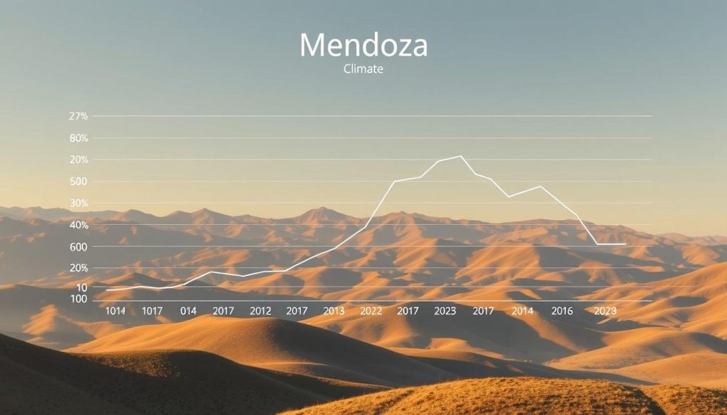 Mendoza climate graph Mendoza climate graph
