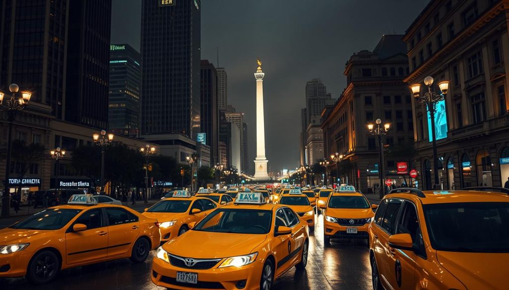Night Transportation in Buenos Aires Night Transportation in Buenos Aires