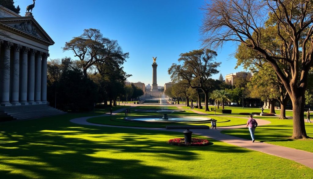 Parque de la Independencia in Rosario Parque de la Independencia in Rosario