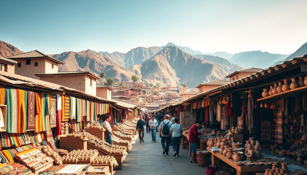 Pisac Market and workshops Pisac Market and workshops