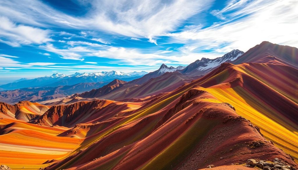 Rainbow Mountain landscape Rainbow Mountain landscape