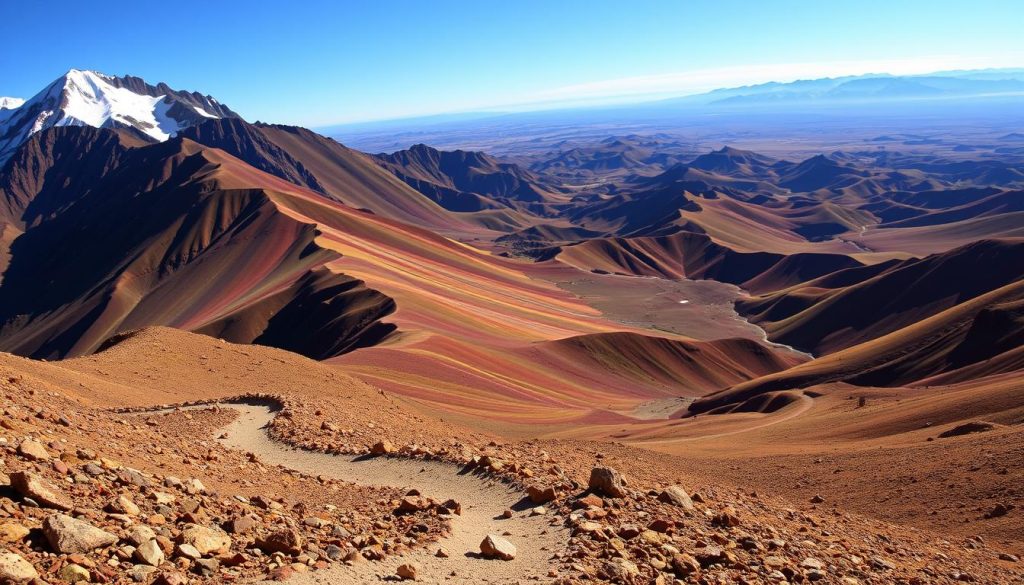 Rainbow Mountain landscape Rainbow Mountain landscape