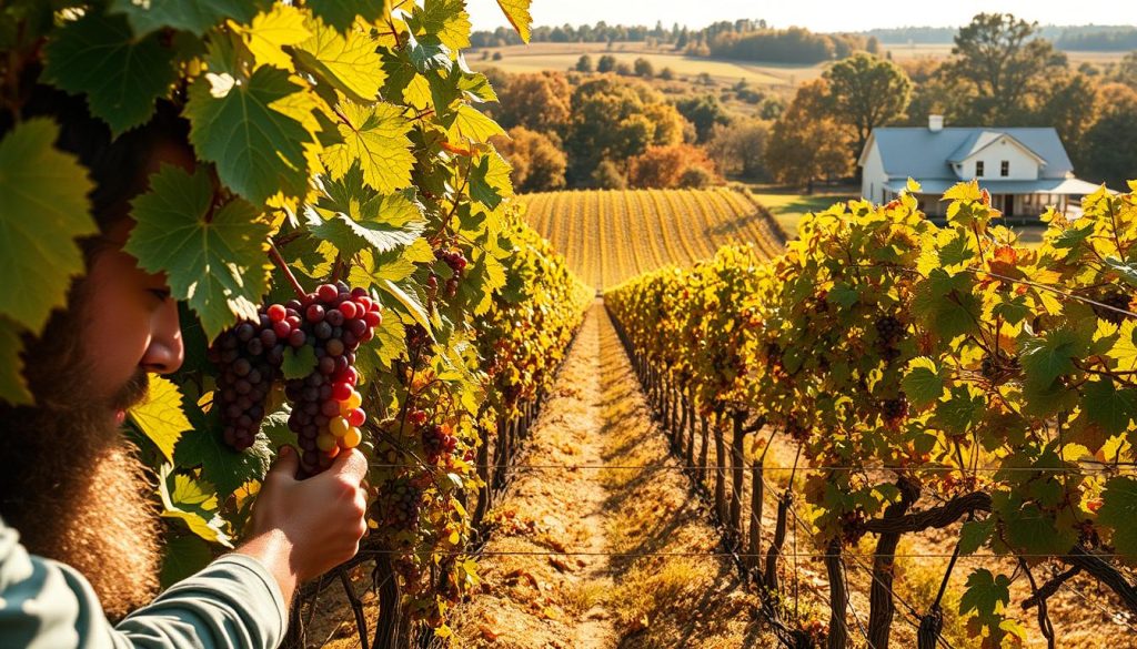 Southern States vineyard harvest Southern States vineyard harvest