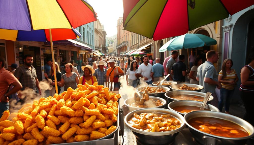 Street food in Salvador Street food in Salvador