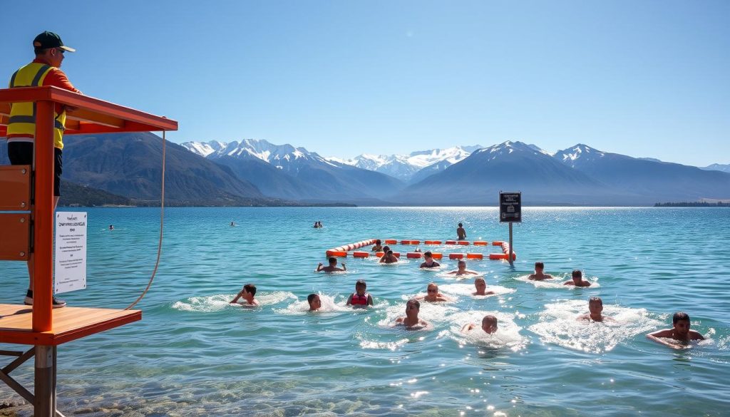 Swim safety in Bariloche lakes Swim safety in Bariloche lakes