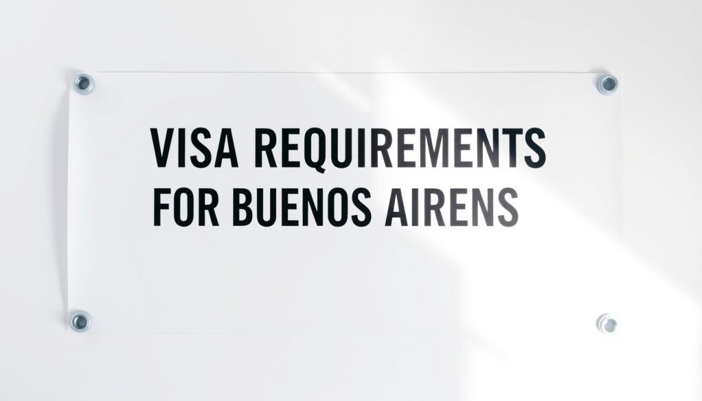 Visa requirements for Buenos Aires Visa requirements for Buenos Aires