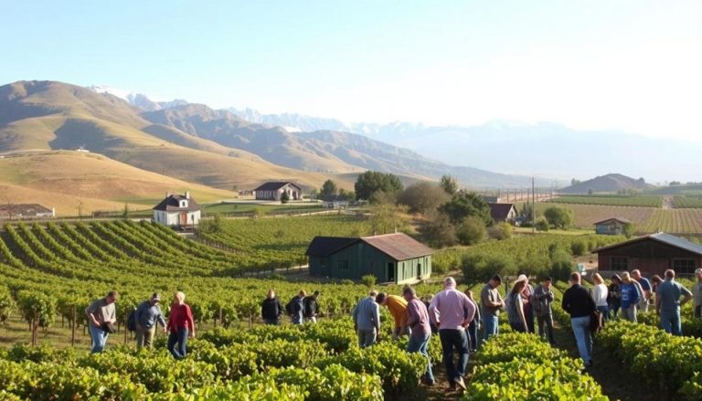 Volunteering opportunities at wineries or farms in Mendoza