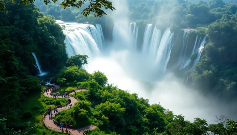 exploring iguazu falls from argentina side