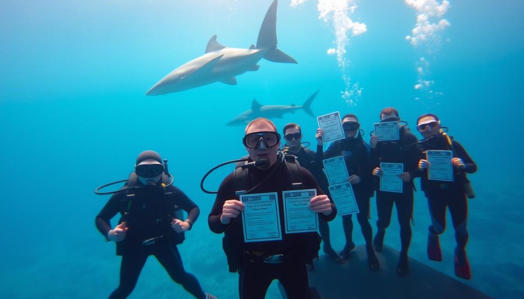 shark diving certifications shark diving certifications