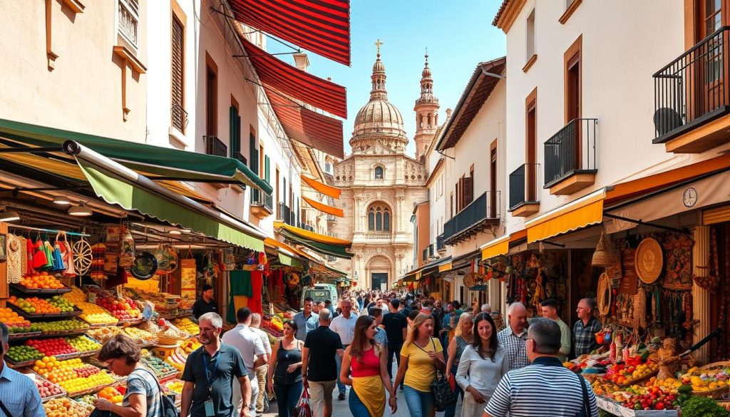 vibrant street markets in Córdoba vibrant street markets in Córdoba
