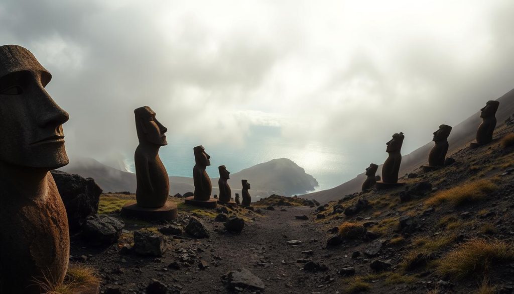 Ahu Akivi trek Ahu Akivi trek