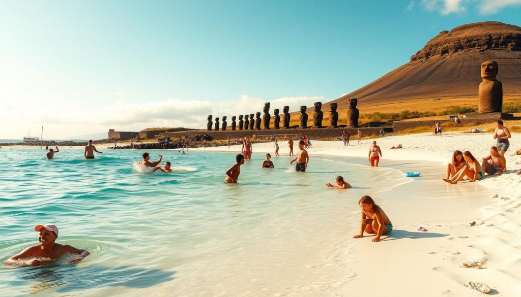 Anakena Beach activities Anakena Beach activities